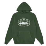 Corteiz 5 Starz Alcatraz Hoodie Green