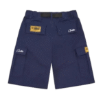 Corteiz Alcatraz Cargo Shorts Navy Blue