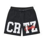 Corteiz Crtz Nylon Shorts Black