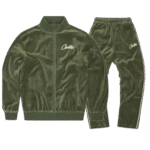 Corteiz VVS Green Velvet Tracksuit