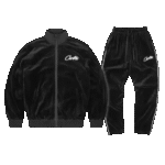 Corteiz VVS Black Velvet Tracksuit