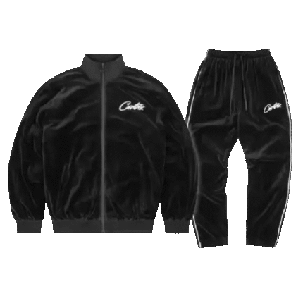 Corteiz VVS Black Velvet Tracksuit